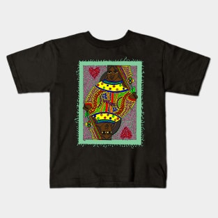 Queen of Hearts - Rainbow Edition Kids T-Shirt